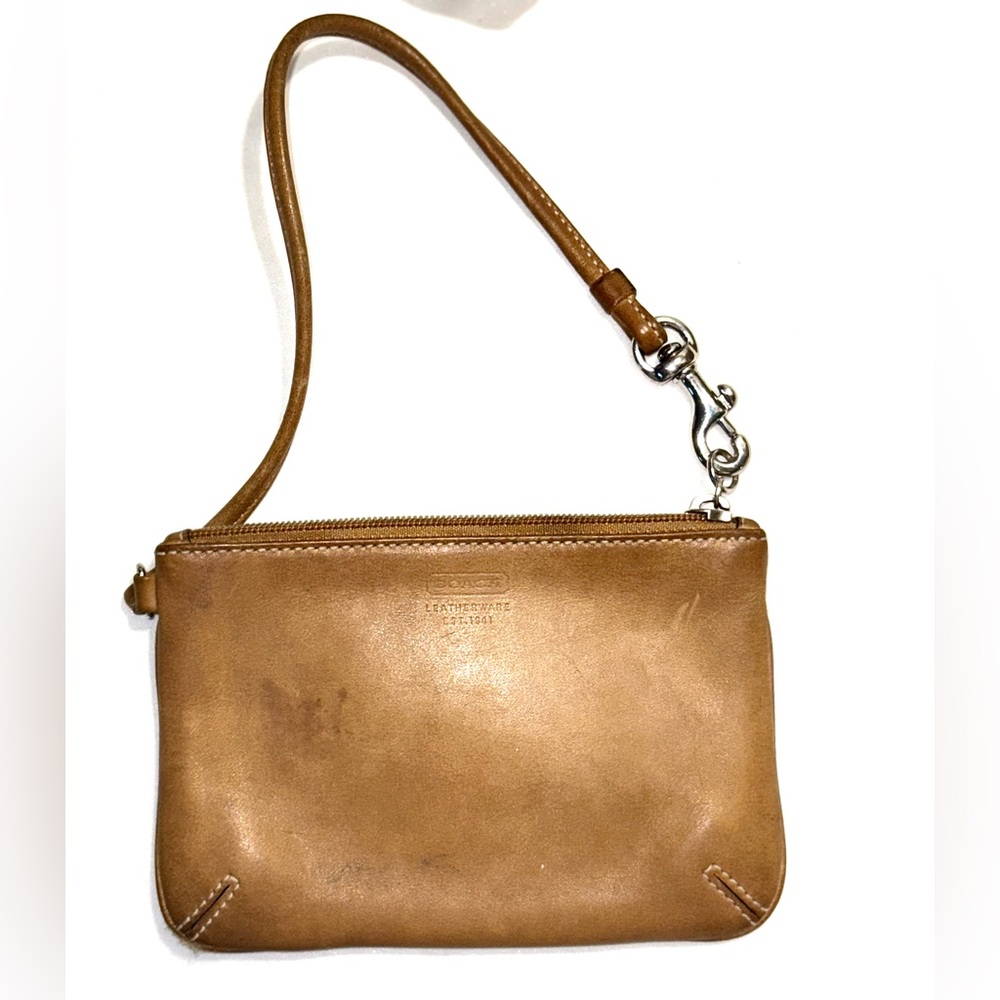 (LS) COACH LEATHERWARE VINTAGE WRISTLET